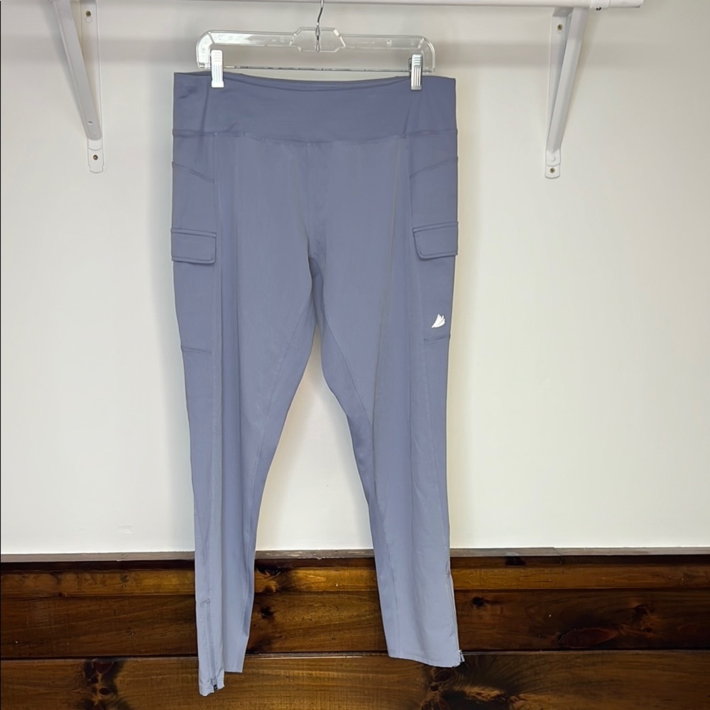 Free 2 B Gray‎ Cargo Leggings- XL